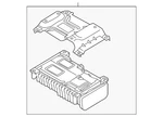 Genuine Nissan Radio Amplifier 28061-6GB2A New. Price: $1282.21.