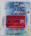Prostuff AMP-100 300 Watt 2CH Mini Amplifier For Car And Motorcycle New. Price: $25.59.