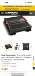 Dual Xpr Amplifier Used. Price: $40.00.