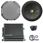 Kicker CWC15 15" 900W Dual Voice Coil Subwoofer (single), Grille, Amplifier, Kit New. Price: $679.95.