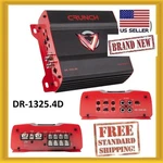 Crunch DR-1325.4D V-drive 1320W Max Power Channel Car Amplifier Class New. Price: $83.95.