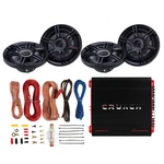 Crunch PX-1000 Car Stereo Amp With 4 3-WAY Speakers And Soundstorm Wiring Kit New. Price: $132.99.