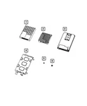 Genuine Mopar Amplifier 68547711AC New. Price: $263.38.