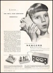 1954 W. Newcomb Audio Products Hollywood Ca Hi-fi Amplifiers Vintage Print Ad Used. Price: $19.55.
