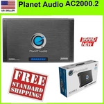 Planet Audio AC2000.2 Anarchy Series 2000W 2-CHANNEL Car Amplifier New. Price: $88.95.