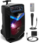 Pyle 400W Rechargeable Outdoor Bluetooth Speaker Portable Pa System New. Price: $62.99.