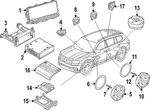 Genuine Volkswagen 2024 Atlas Cross Sport Amplifier 3G0-035-466-E New. Price: $623.35.