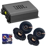 Jbl Gt 60041 1240W 4-CHANNEL Amplifier +4X Warzone 6.5" 450W Speakers Kit New. Price: $344.90.
