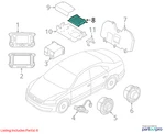 Volkswagen 2012-2015 Passat Radio Amplifier 5C6035456AZ0C Used. Price: $104.99.