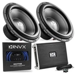 Nvx YSW154 15" Subwoofer + Monoblock Car Amplifier With Wiring Kit New. Price: $629.96.