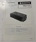SANYO.JUN.79/ Pa 6120 Biamplified Mobile Stereo Power Amplifier Service Manual Like. Price: $20.00.