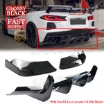 For Corvette C8 Stingray Z51 20-26 Stg 3 Black Rear Bumper Diffuser&corner Apron New. Price: $219.99.