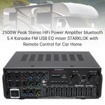 2500W Peak Stereo Hifi Power Amplifier BLUETOOTH5.4 Fm Usb Eq Mixer For Car Home New. Price: $83.99.