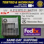 Amplifier 10-11 Mercedes E350 E550 W212 Audio Stereo Radio Harman Becker Oem Used. Price: $99.99.