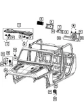 Genuine Mopar Amplifier 68549092AA New. Price: $362.60.