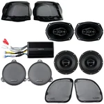 Hertz HSP3-14 4-SPEAKER Kit W/ Amp For Harley-davidson Motorcycles 2014-2023 New. Price: $2609.12.