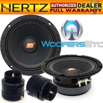 Pkg Hertz SV165.1 6.5" 400W 4-OHM Midrange Speakers + ST25 1"BULLET Spl Tweeters New. Price: $518.98.