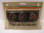 Mini Trio Auto Gauge C-1732 Illuminated Ammeter Oil Pressure Water Temperature New. Price: $37.50.