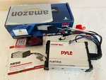 Pyle PLMTR4A Four Channel Marine Power Waterproof Rated Amplifier 1500W Open. Price: $99.95.