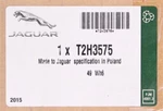 Jaguar Bezel Part Number - T2H3575 New. Price: $79.99.