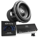 Nvx XCW122 12" Spl Subwoofer + Monoblock Amplifier With Wiring Kits New. Price: $1179.97.