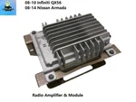 280609GA0A 08-10 Infiniti QX56 Nissan Armada Radio Amplifier & Module Oem Used. Price: $129.00.