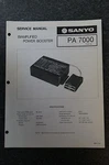 Sanyo PA7000 Service Manual Unspecified. Price: $21.99.